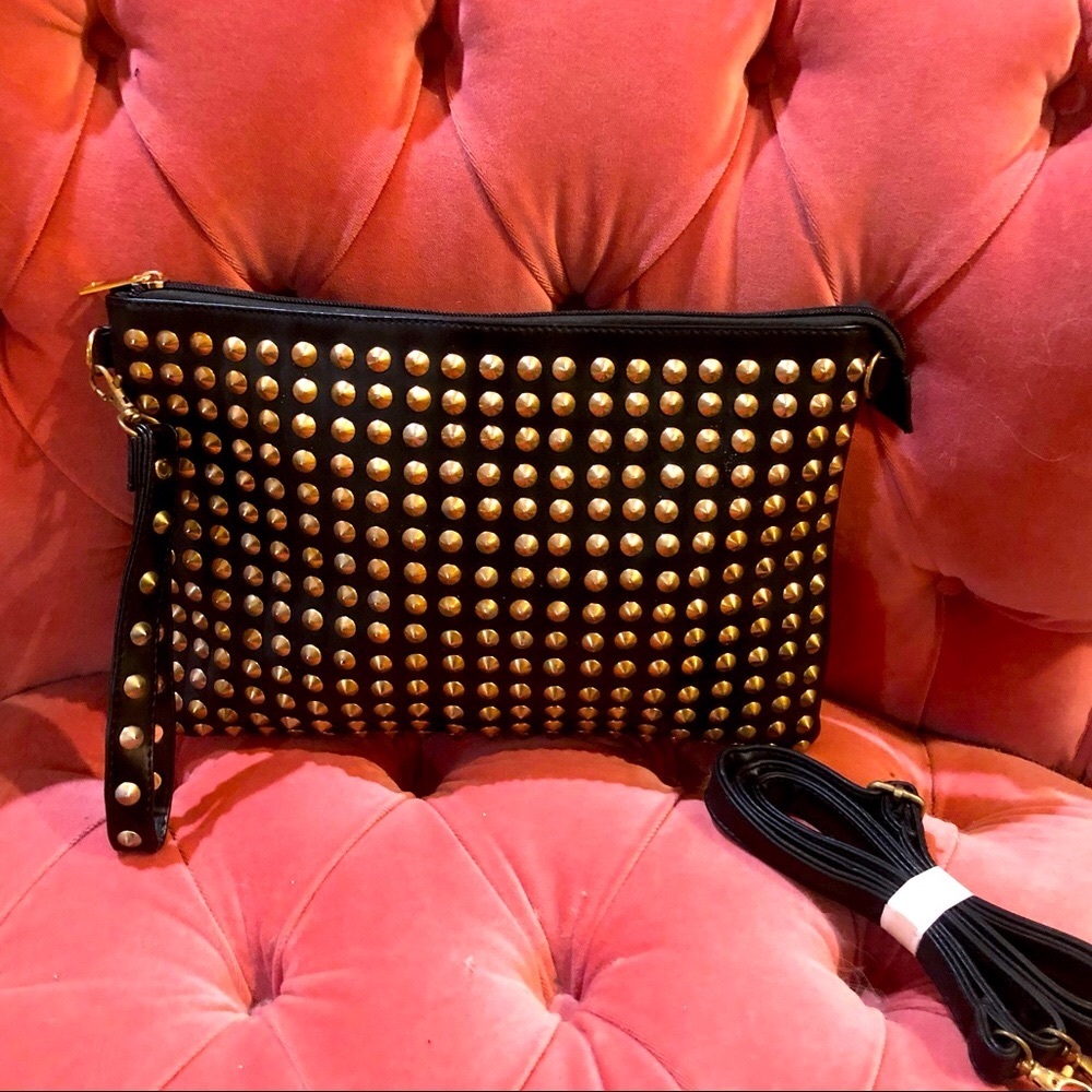 Rock n Roll Studded Clutch